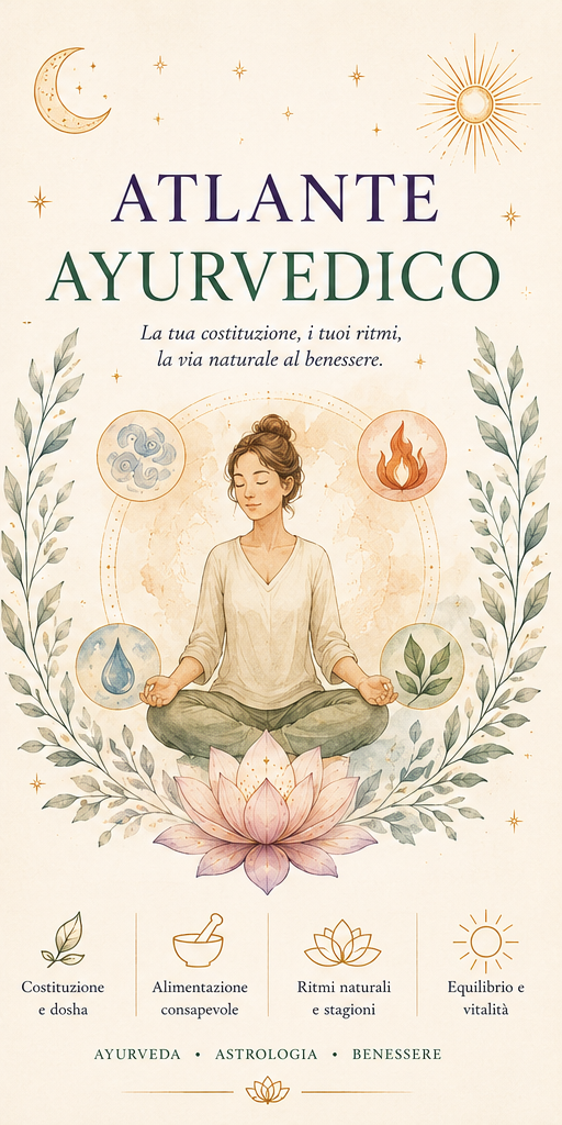 Copertina dell'Atlante Ayurvedico