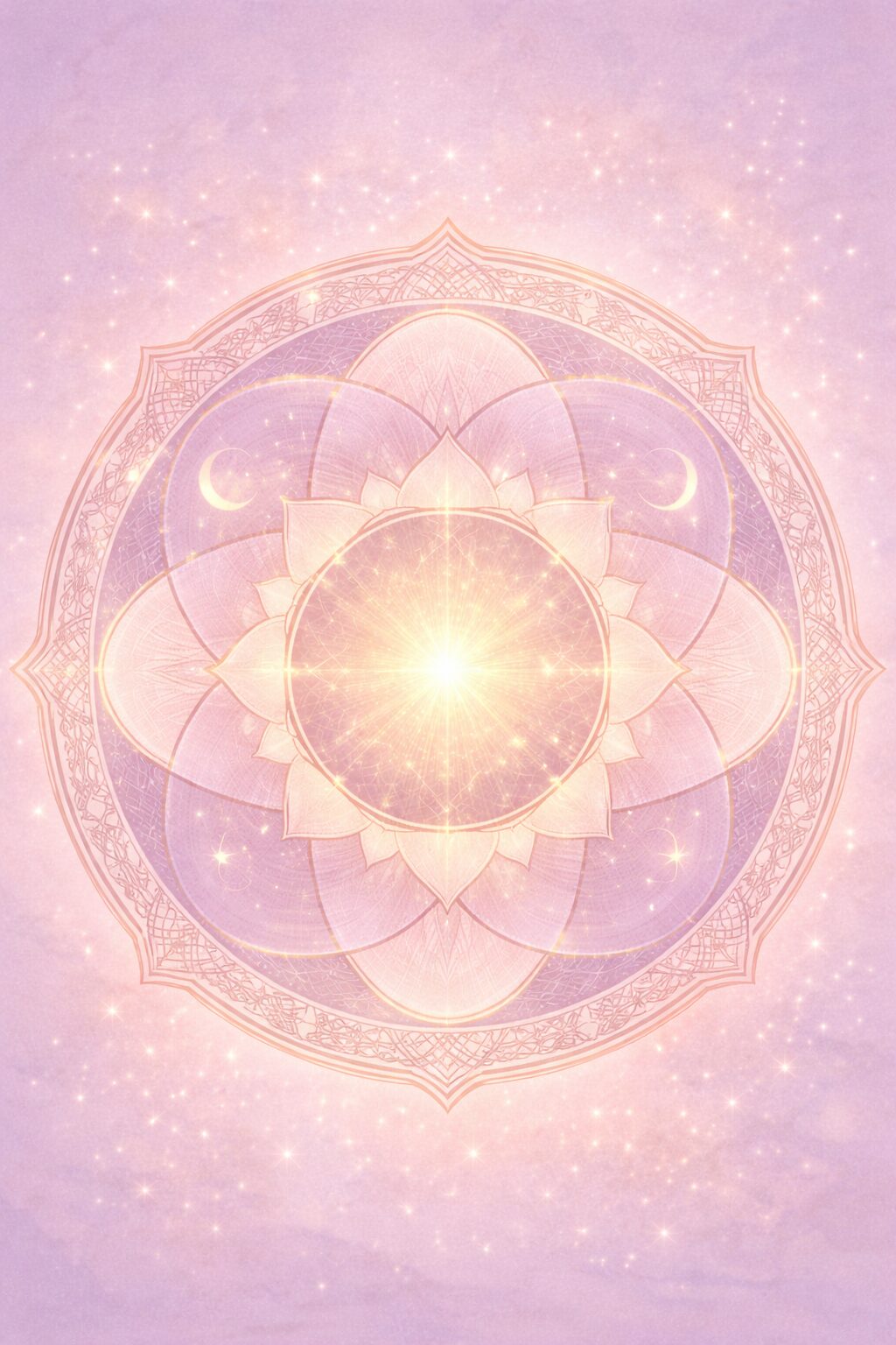 Mandala simbolico dell'integrazione tra poli opposti